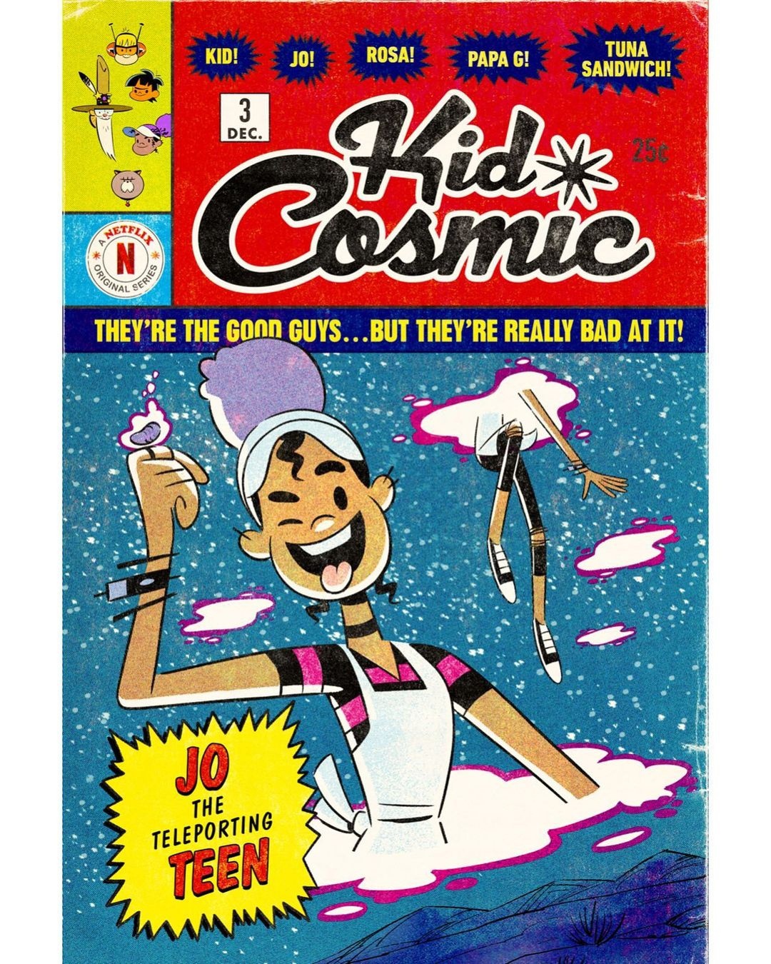 На Нетфликсе состоялась премьера первого сезона "Kid Cosmic", нового мультсериала Крэйга МакКракена с анимацией от Mercury Filmworks и музыкой Энди Бина.

https://www.netflix.com/ru/title/80244340?utm...