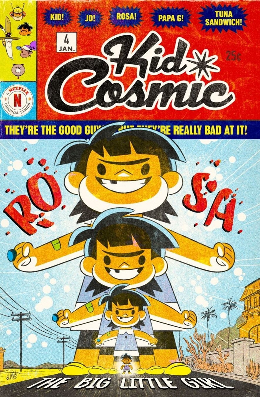 На Нетфликсе состоялась премьера первого сезона "Kid Cosmic", нового мультсериала Крэйга МакКракена с анимацией от Mercury Filmworks и музыкой Энди Бина.

https://www.netflix.com/ru/title/80244340?utm...