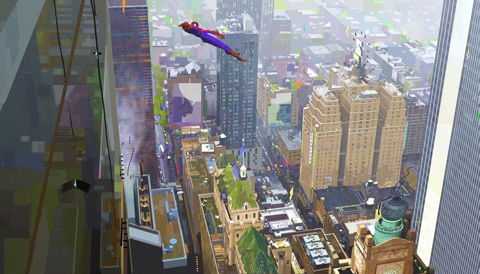 Различные концепты, цветовые поиски и фрэймы для Spider-Man: Into The Spider-Verse.

Больше материала по ссылке, прикрепленной к посту....