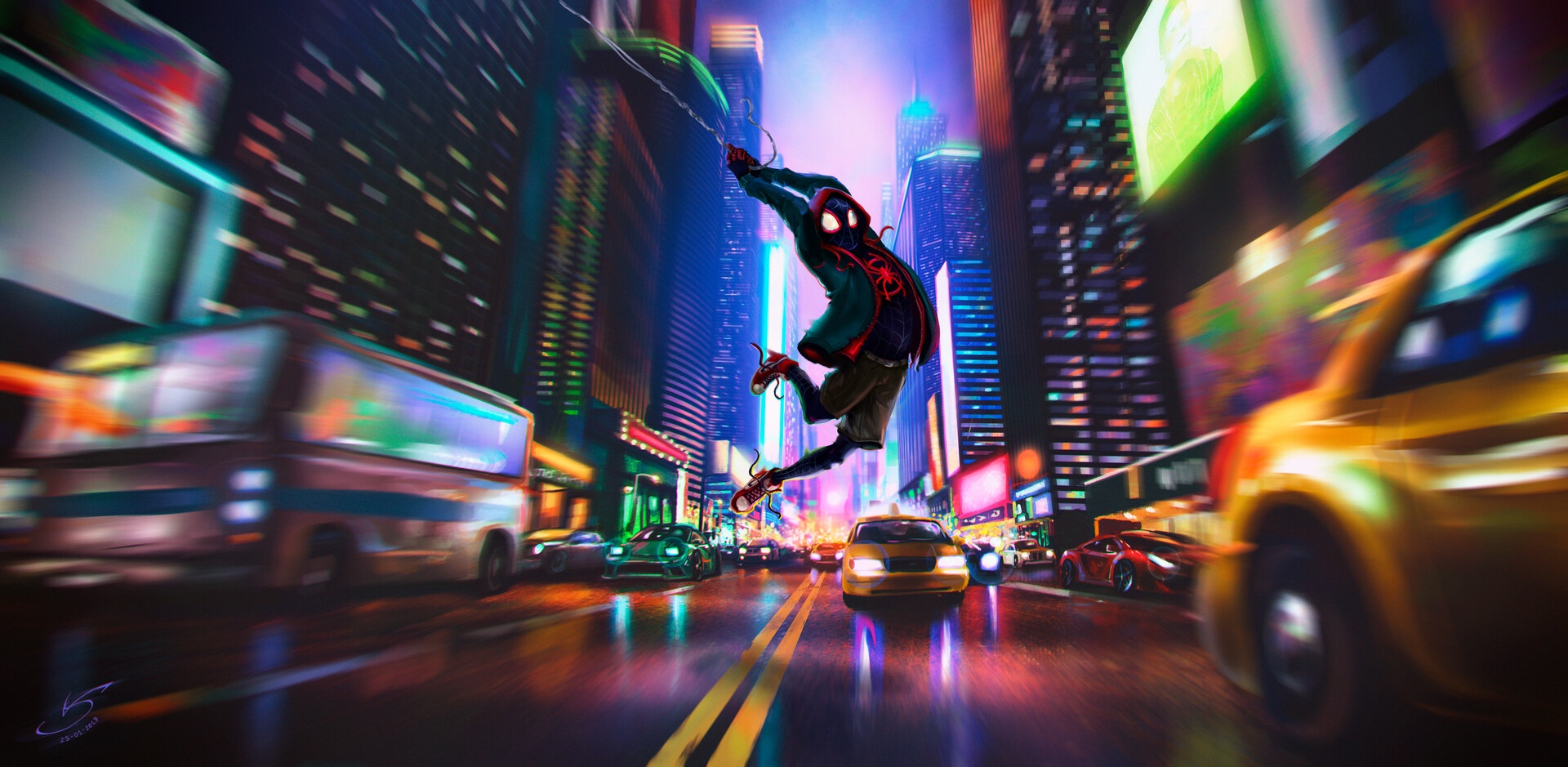 Небольшая подборка сочных фан-артов по Spider-Man: Into The Spider-Verse от различных авторов с ресурса ArtStation.

Авторы: Nia RSS, Moritz Lacusteanu, Thomas Dambreville, Victor Sales....