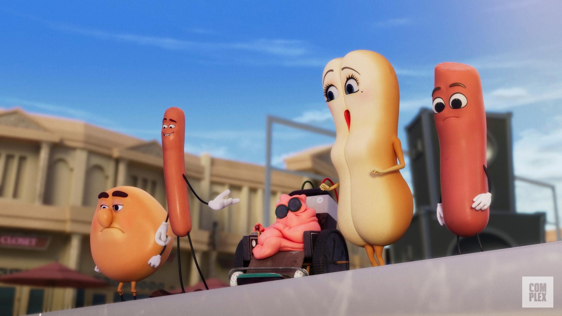 Первые кадры из мультсериала по "Sausage Party". Премьера состоится 11 июля....