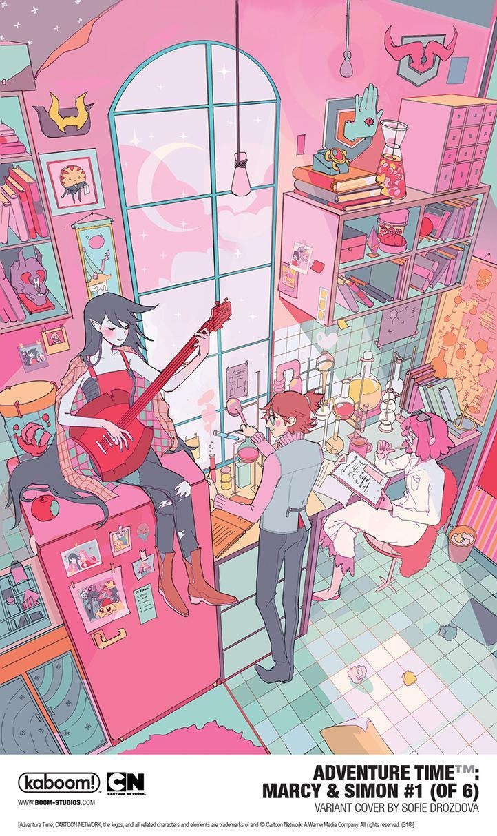 16 января выйдет первый номер новой лимитки во вселенной Adventure Time под названием Marcy & Simon. События развернутся после финала мультсериала, Марселин постарается помочь Саймону искупить свою ви...