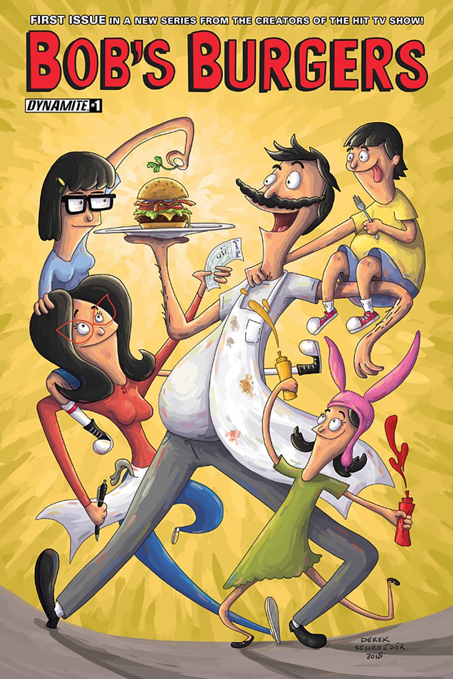 Dynamite решили ещё раз попробовать запустить комикс по Bob's Burgers. На прилавках с первого июля. В прошлом году уже была попытка, тогда вышло всего пять номеров.

Ссылка на скачивание комиксов: htt...