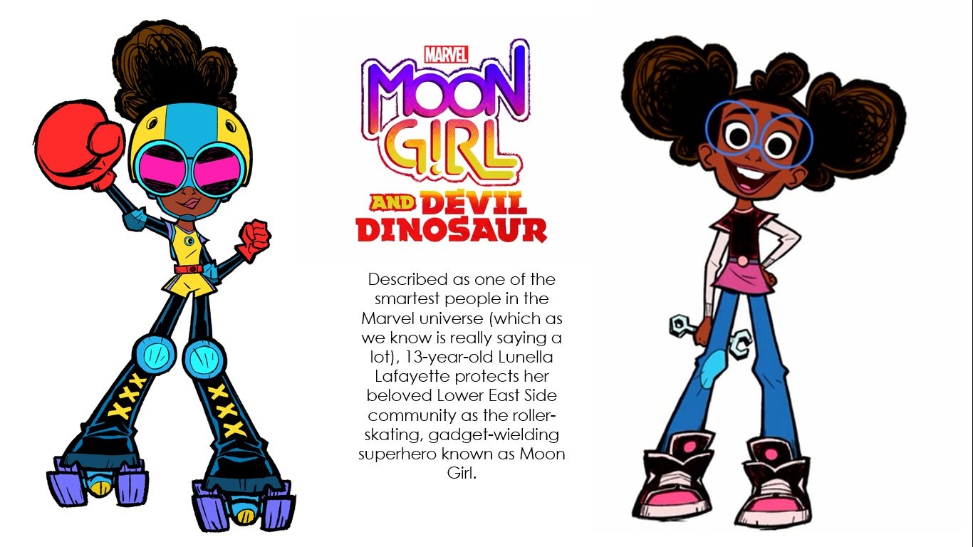 Канал Дисней представил описания некоторых персонажей из "Moon Girl and Devil Dinosaur"....