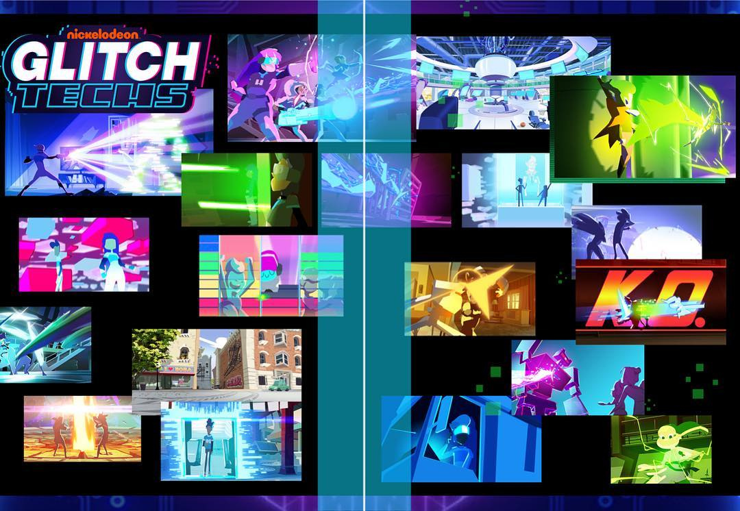 Различные материалы из нового мультсериала Glitch Techs от Никелодеон. Премьерная серия будет идти 44 минуты и выйдет в этом году....