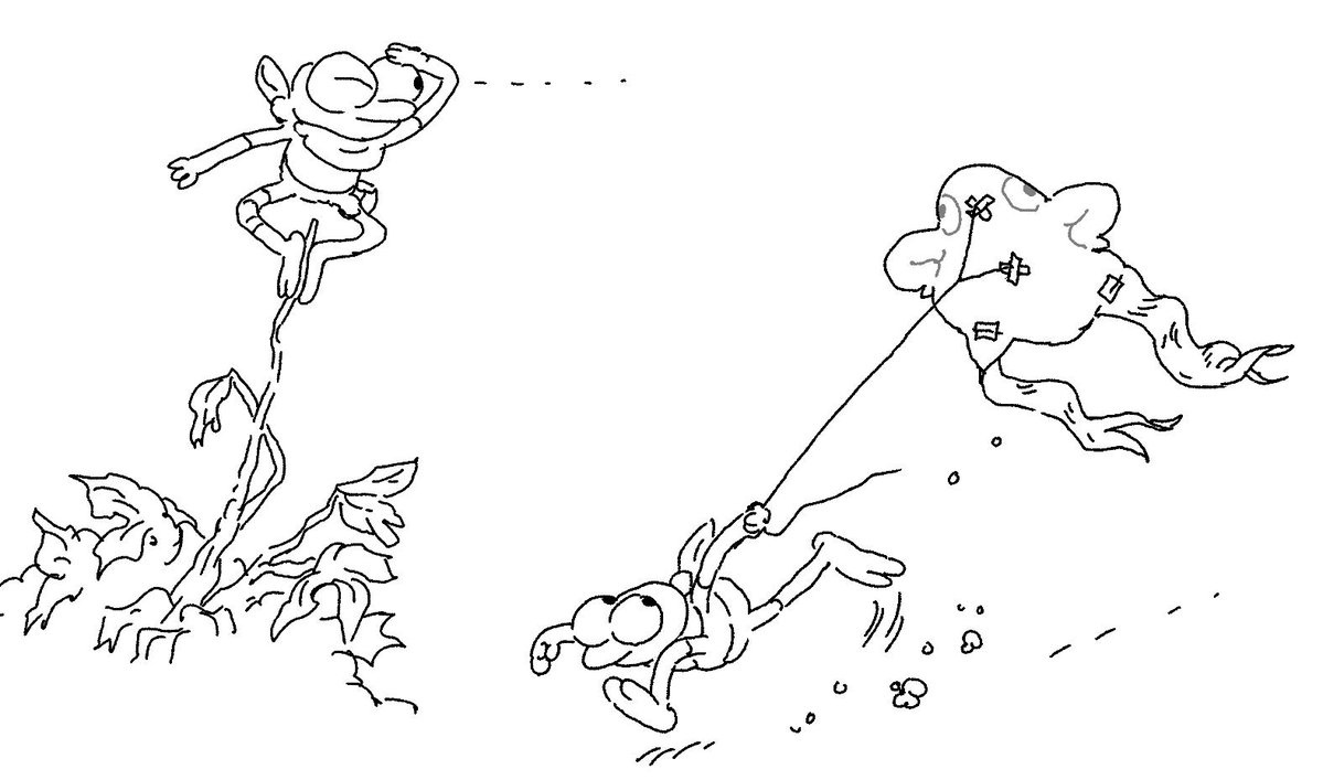 Ранние концепты главных героев грядущей "Амфибии"....