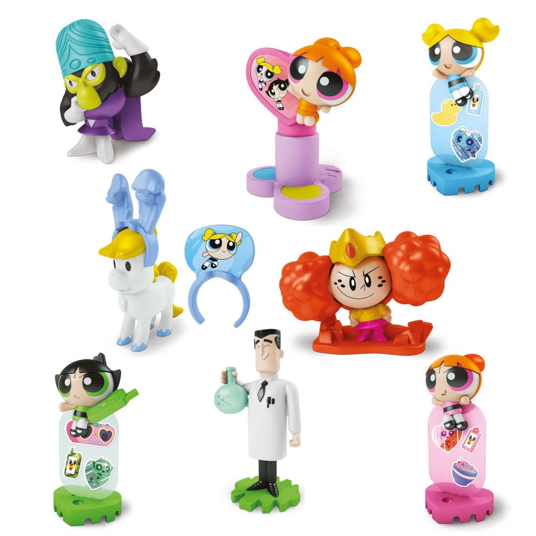 Сейчас в российской серии яиц Kinder Surprise можно найти фигурки по The Powerpuff Girls....