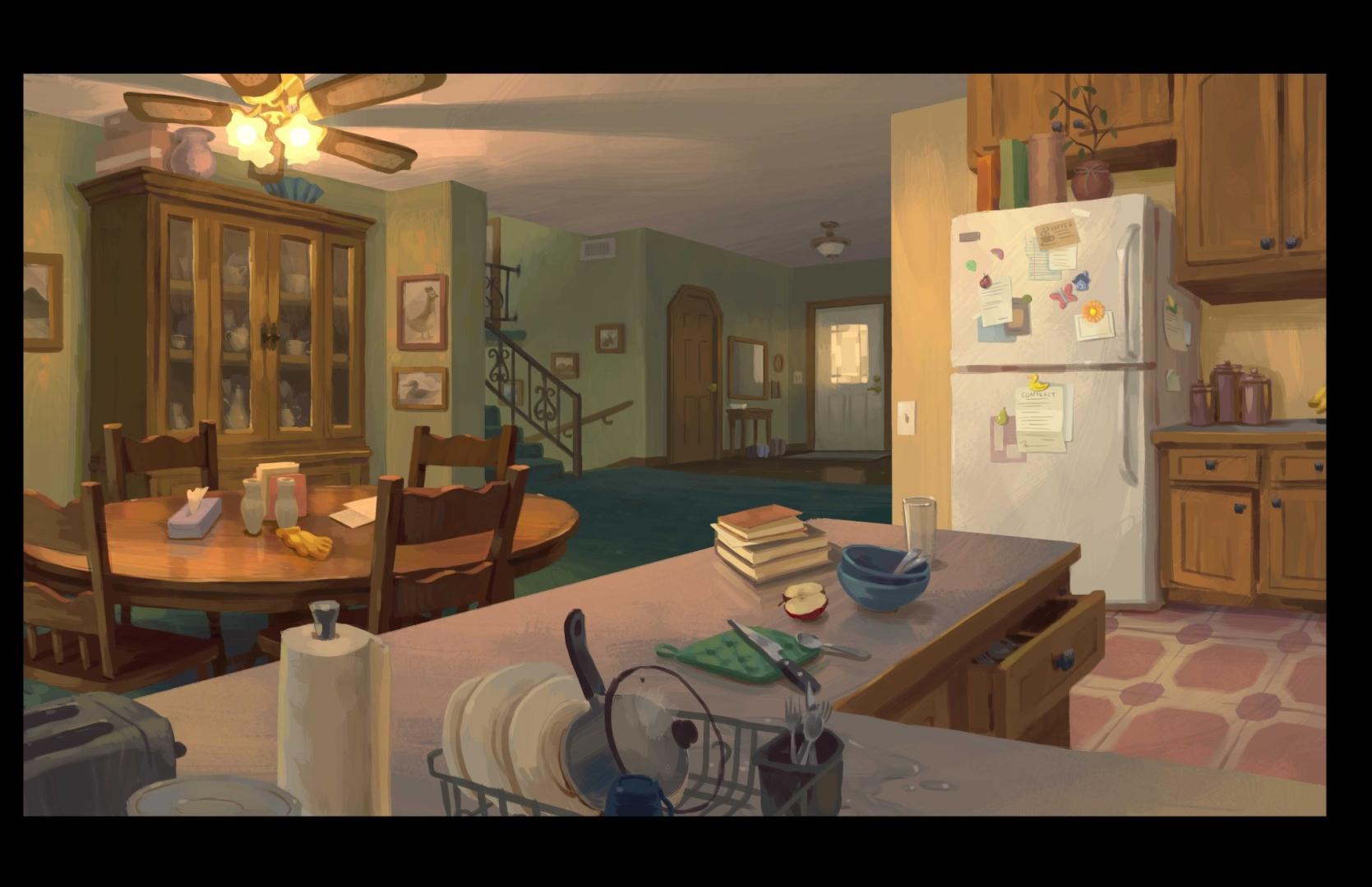 Ещё немного задников из Infinity Train....