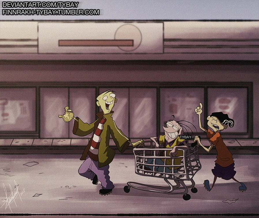 Фан-арты по сериалу Ed, Edd and Eddy к музыкальной композиции Where Did All The Love Go....