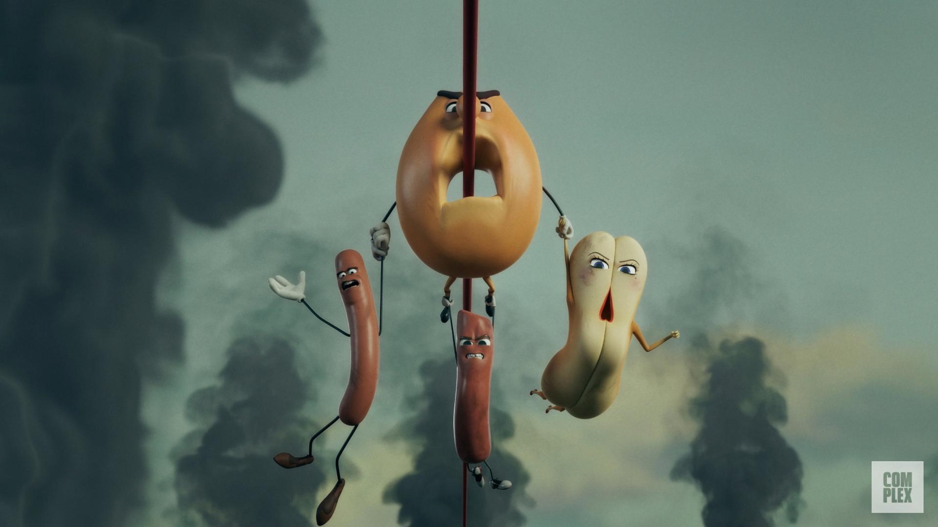 Первые кадры из мультсериала по "Sausage Party". Премьера состоится 11 июля....