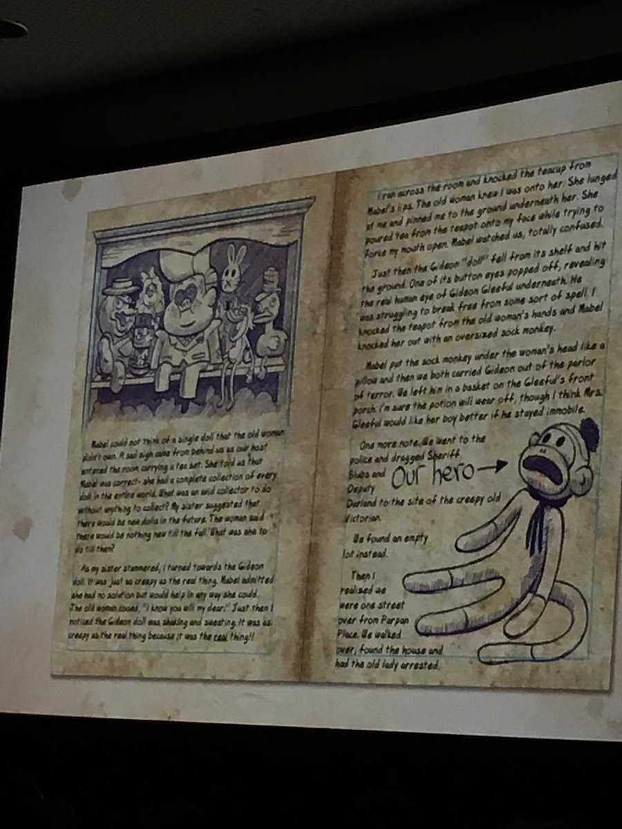 Дневник по ГФ разлетелся в штатах, как горячие пирожки, поэтому, как и следовало ожидать, скоро в продажу поступит лимитированная версия книги с более потрёпанными страницами, моноклем и страницами с...