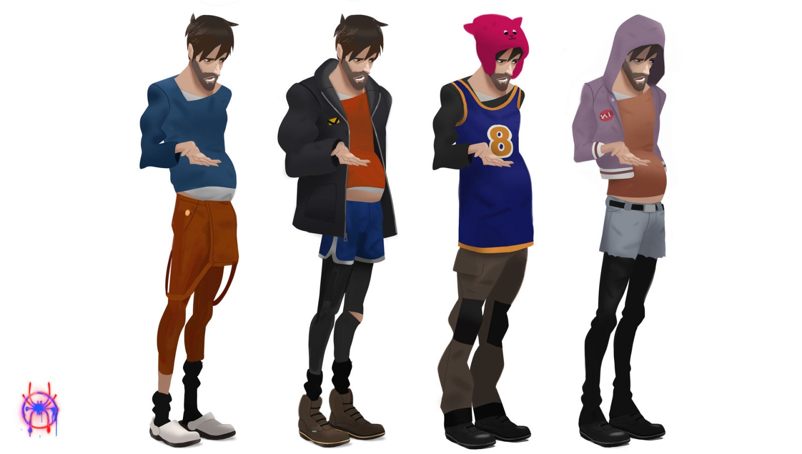 Различные концепты, цветовые поиски и фрэймы для Spider-Man: Into The Spider-Verse.

Больше материала по ссылке, прикрепленной к посту....