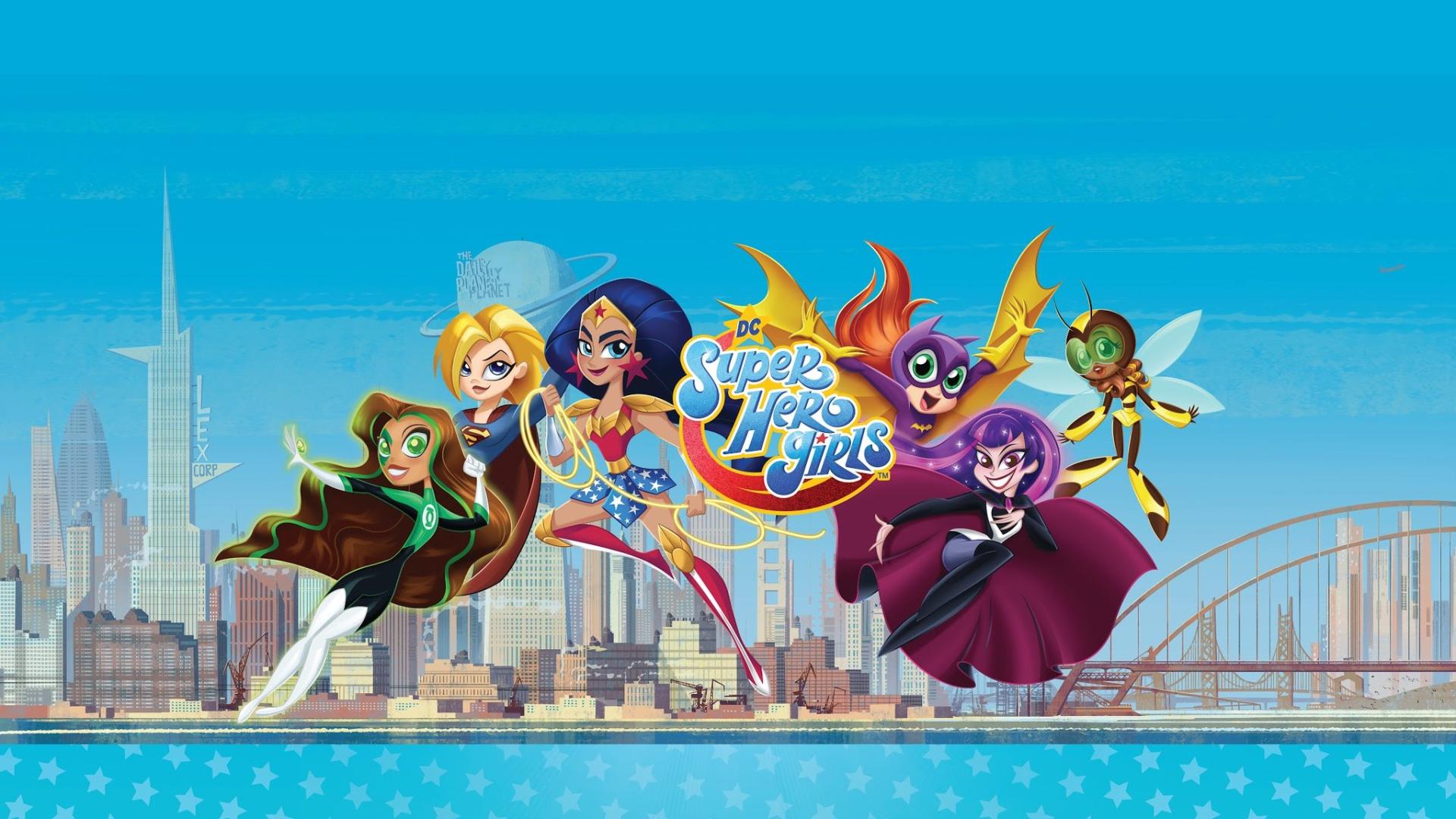 Ключевой арт DC's Super Hero Girls. Премьера сериала состоится в этом году на CN, а пока будут выходить короткометражки....