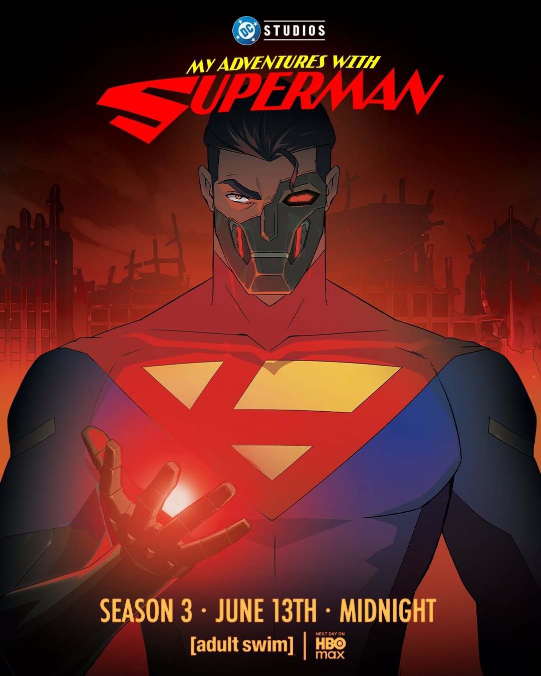 Новый сезон "My Adventures with Superman" стартует 14 июня....