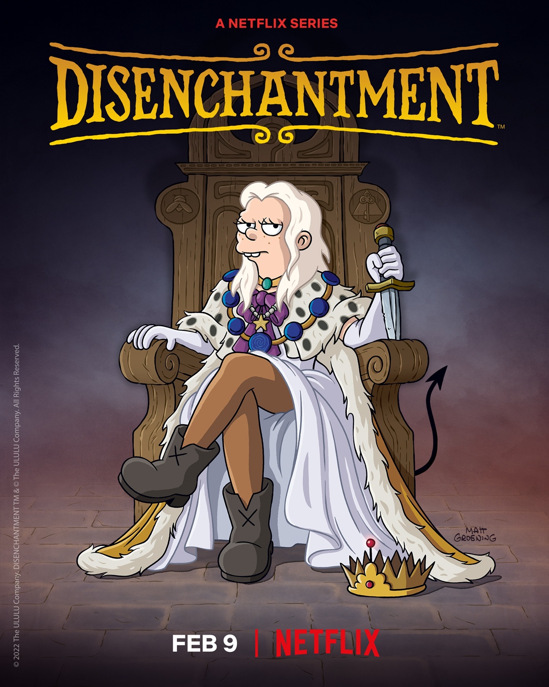 "Disenchantment" возвращается с новыми сериями 9 февраля....